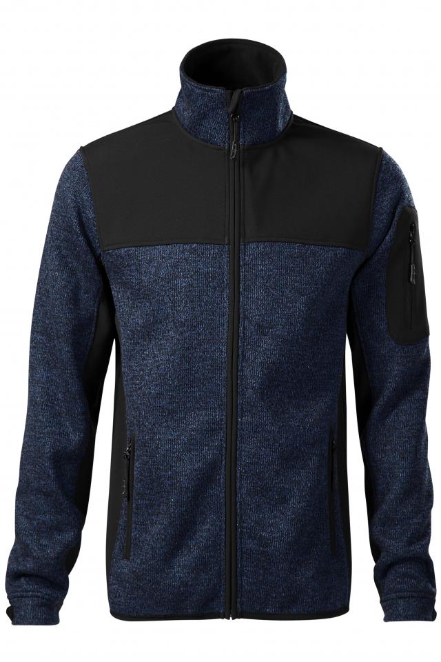 Jacheta softshell pentru barbaţi Casual, Albastru/Negru