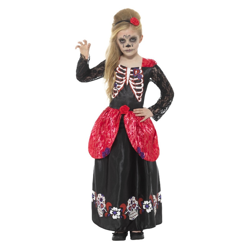 Costum schelet Day of the Dead 10-12 ani BRUNO