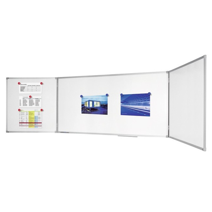 Магнитно тройно бяло табло Legamaster 100x200/100x400 cm