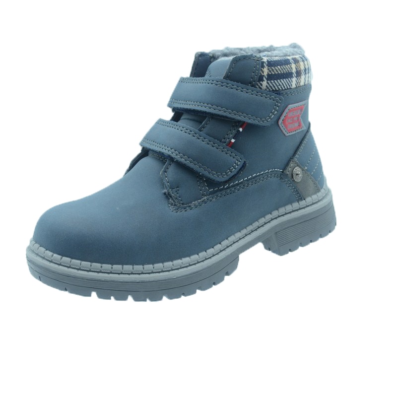 Ghete imblanite baieti American Club RH45/19-B, Bleumarin
