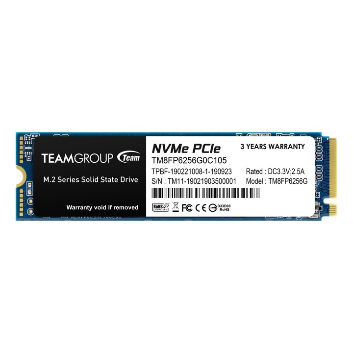 Solid State Drive (SSD) Team Group MP33, 256GB