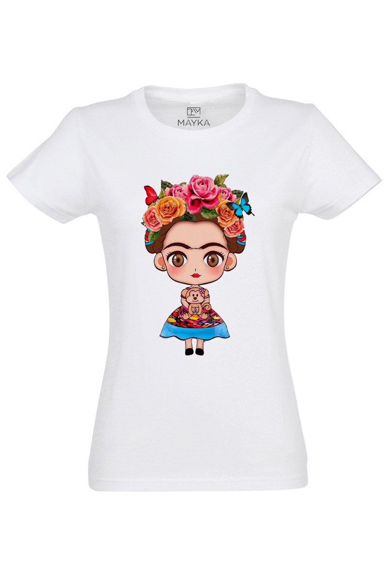 Tricou dama din bumbac 100%, MAYKA, model Mini Frida