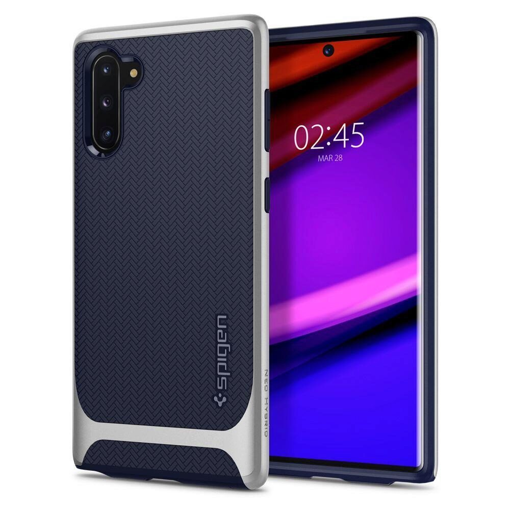 Husa Antisoc Spigen Neo Hybrid pentru Samsung Galaxy Note 10, Argintiu