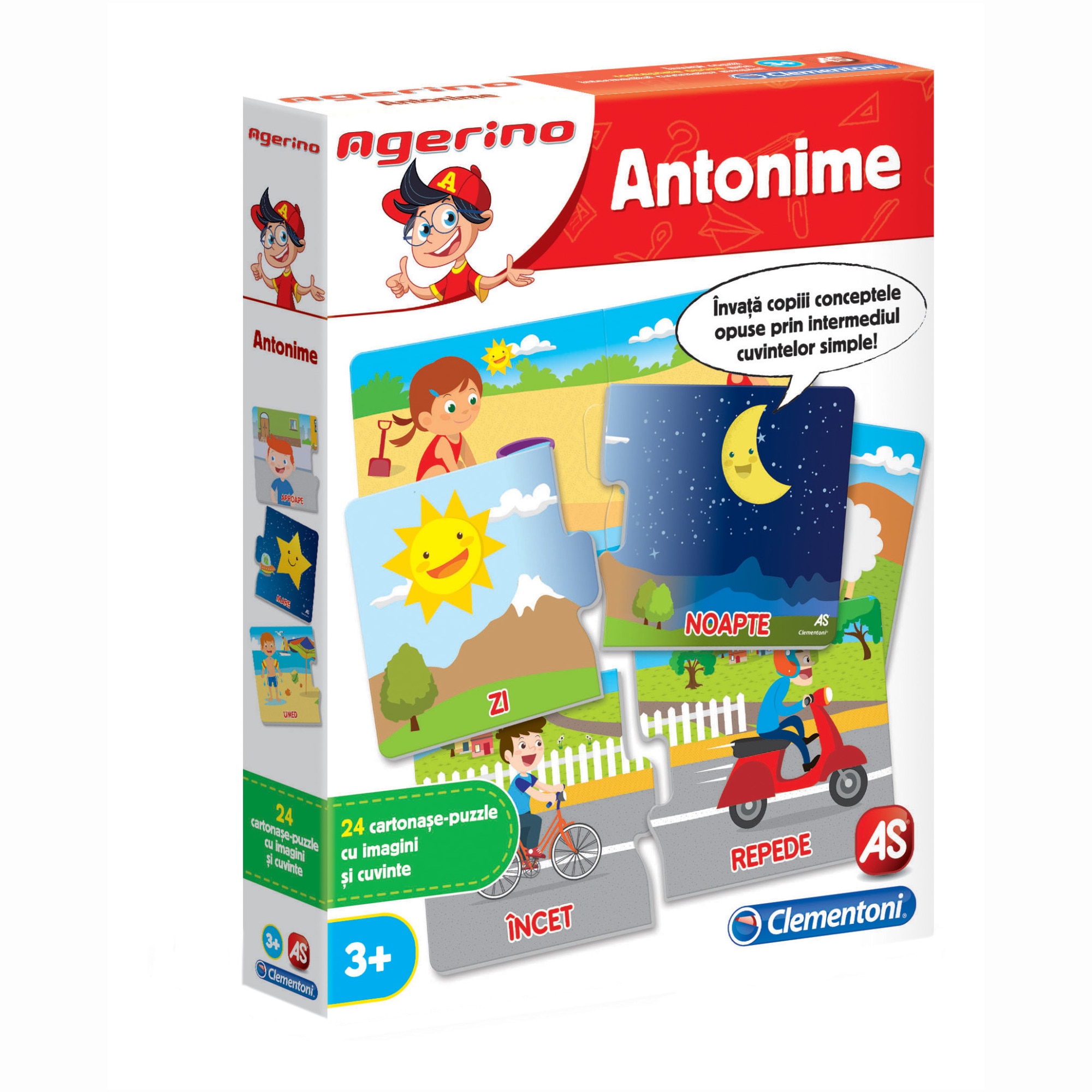 Joc educativ Clementoni Agerino - Antonime