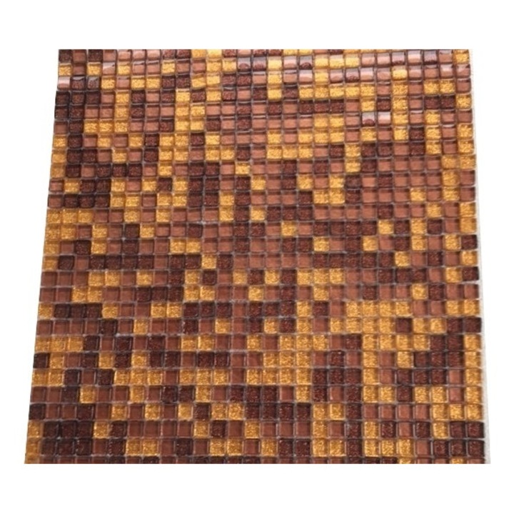Mozaic din sticla, M KOMERS, 009, 30 x 30 cm, Maro