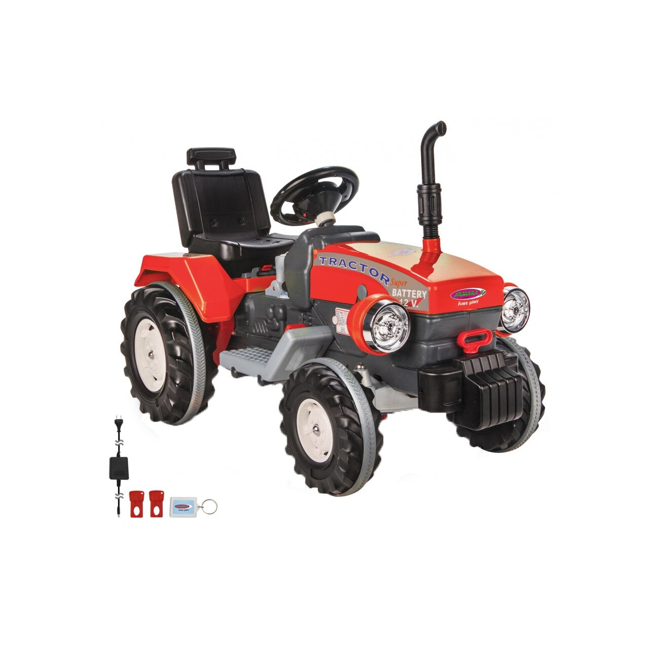 Tractor electric 12V Rosu Jamara eMAG.ro