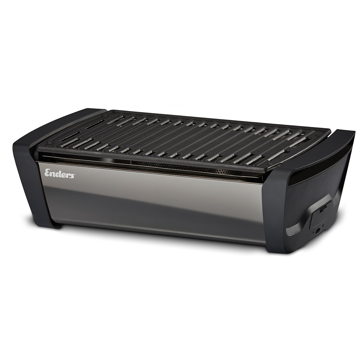 Gratar compact pe carbuni Enders AURORA MIRROR Black, gratar fonta, 37 x 25 cm