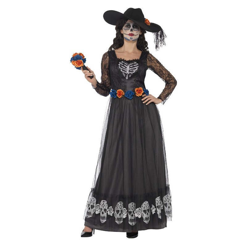 Costum schelet mireasa Day of the Dead S (36-38) BRUNO