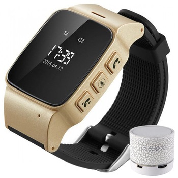 Ceas GPS Copii si Seniori iUni U100, Telefon incorporat, Pedometru, Notificari, Wi-fi, Champagne Gold + Boxa Cadou Ceas GPS Copii si Seniori iUni U100, Telefon incorporat, Pedometru, Notificari, Wi-fi, Champagne Gold + Boxa Cadou