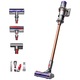 Aspirator vertical Dyson V10 Absolute, 525 W, 25.2V, 0.76 l, autonomie 60 min, gri/portocaliu