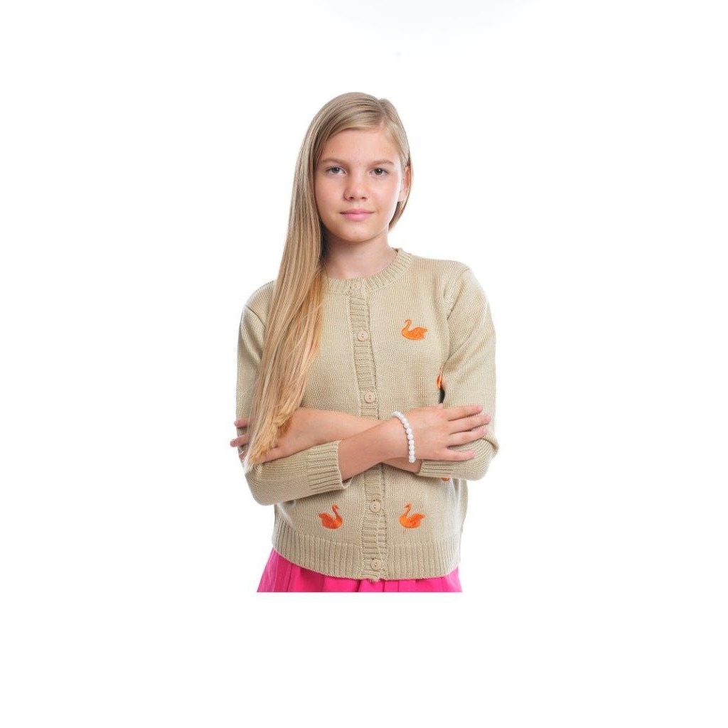 Pulover pentru fete, din bumbac, 7-8 ani