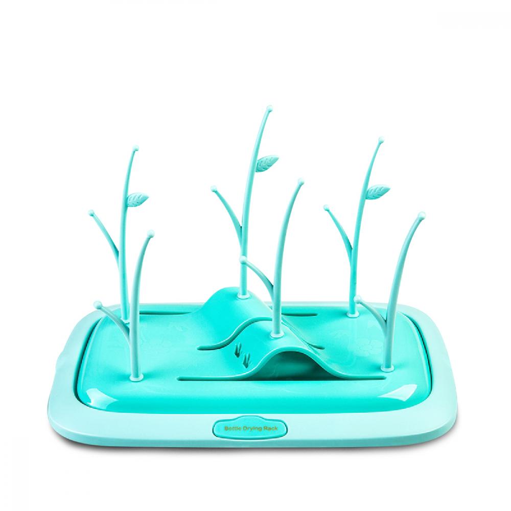 Suport pentru uscare biberoane Drying Rack Coral Green