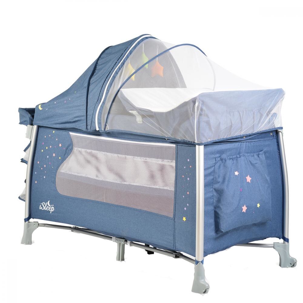 Patut pliabil cu 2 nivele Cangaroo ISleep Jeans