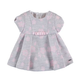 Rochie jacquard floricele fetita Rochie jacquard floricele fetita