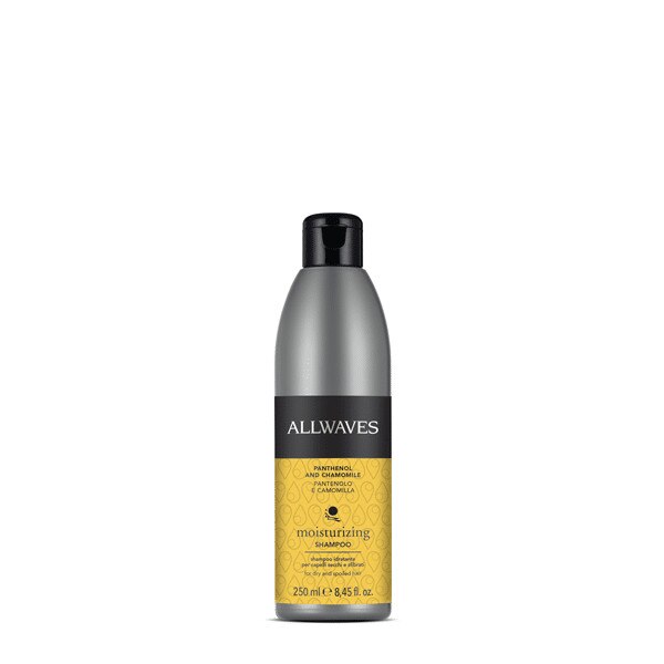 Sampon profesional Allwaves cu Panthenol si Musetel pentru pentru par uscat si deteriorat 250ml