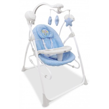 Balansoar Asalvo Electronic 3 in 1 Baby Swing, Albastru Balansoar Asalvo Electronic 3 in 1 Baby Swing, Albastru