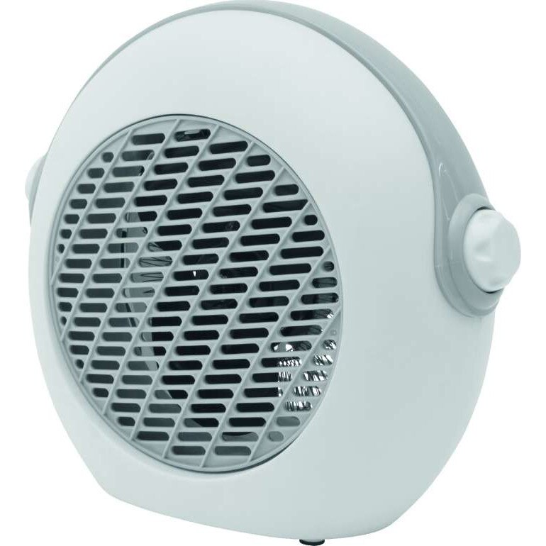 Aeroterma Portabila Electrica Home cu Ventilator, 1000/2000 W, 2 Trepte de Incalzire, Termostat Mecanic, Oprire Automata la Supraincalzire sau Rasturnare, Design Modern, Alb