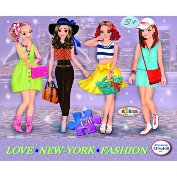 Puzzle - New York Fashion, 120 piese