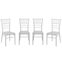 Set 4 scaune evenimente Kring, PP, Alb