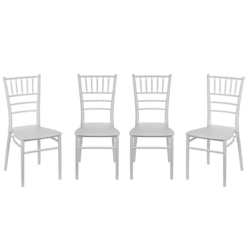 Set 4 scaune evenimente Kring, PP, Alb Set 4 scaune evenimente Kring, PP, Alb
