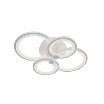 Lustra LED Rings, Alessandro Design,Telecomanda Infra Rosu, lumina calda/ rece si intensitate reglabila,Acril Interior Lustra LED Rings, Alessandro Design,Telecomanda Infra Rosu, lumina calda/ rece si intensitate reglabila,Acril Interior