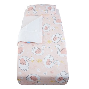 Lenejerie de pat Lacul Lebedelor - Patut cu saltea de 70 x 140 cm, Gro Lenejerie de pat Lacul Lebedelor - Patut cu saltea de 70 x 140 cm, Gro