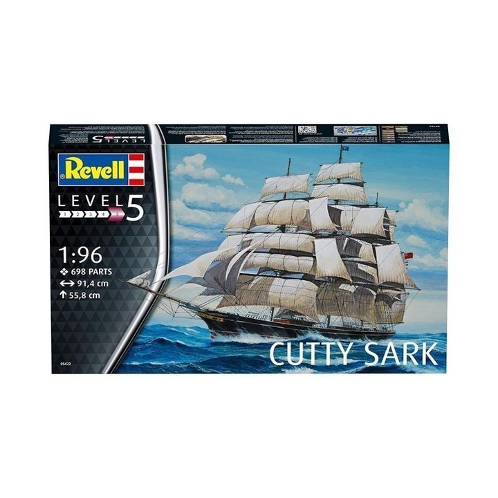 Авиомодел за сглобяване - Ветроходен кораб Къти Сарк - Revell