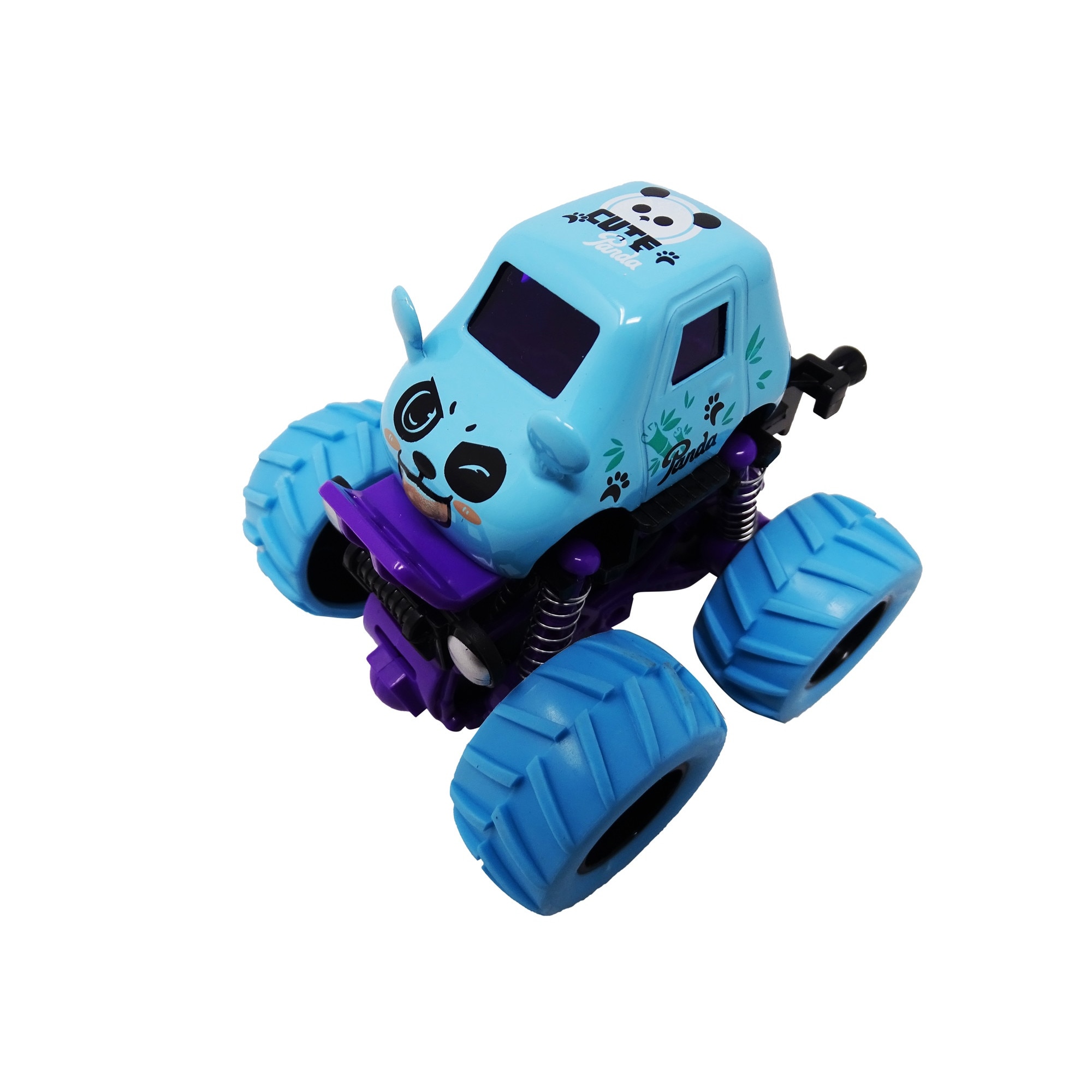 Masina 4x4 cu suspensii si roti antiderapante, Albastra