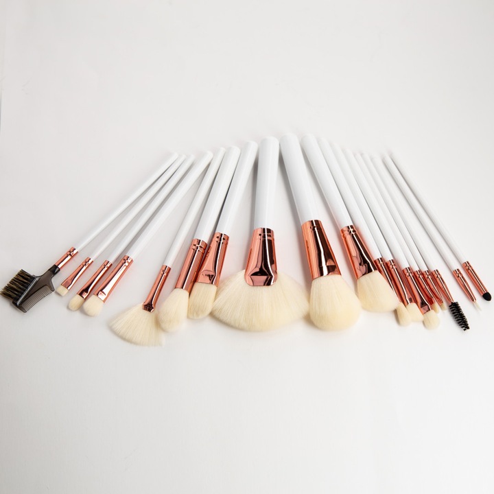 Tools4Beauty 18 db-os ecsetkészlet, fehér