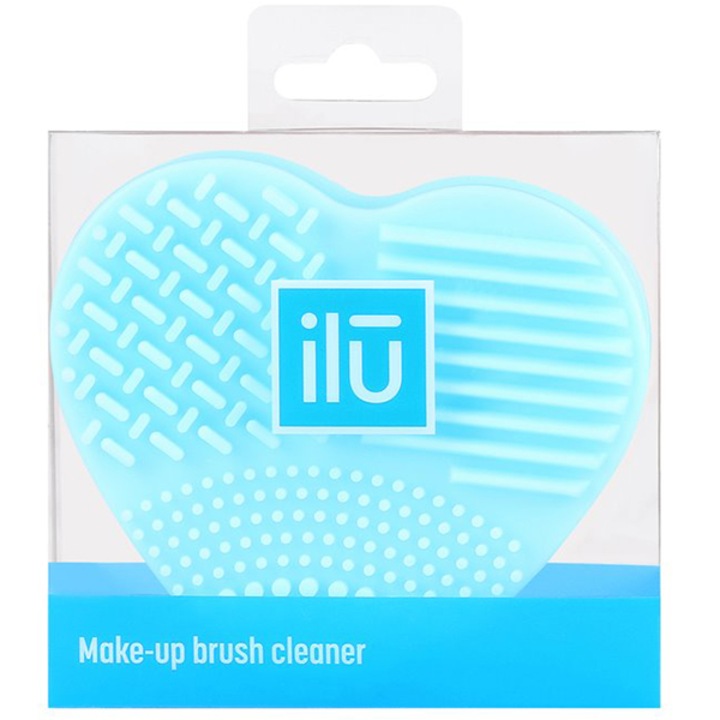 Accesoriu Ilu pentru curatarea pensulelor, albastru