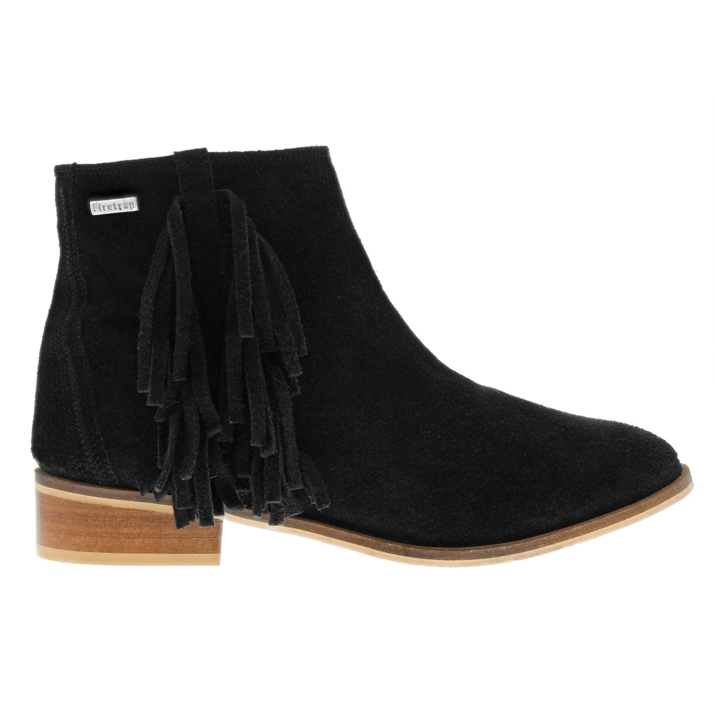 Cizme dama Firetrap Saba, Piele naturala, Negru