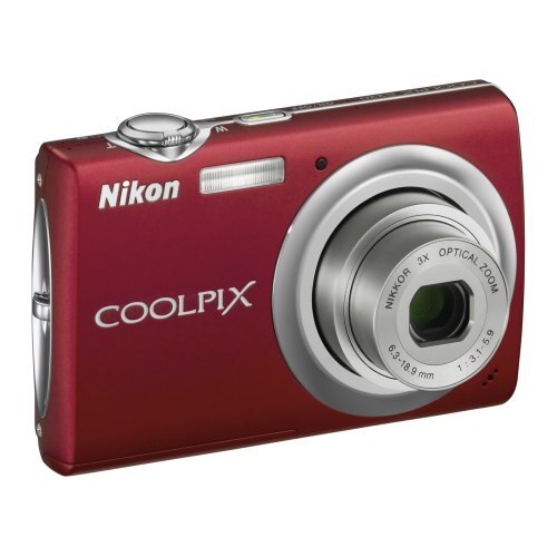 Aparat foto digital Nikon Coolpix S220 rosu - eMAG.ro