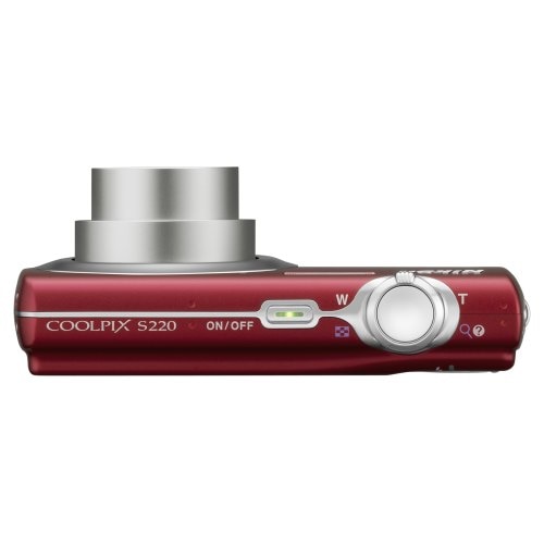 Aparat foto digital Nikon Coolpix S220 rosu - eMAG.ro