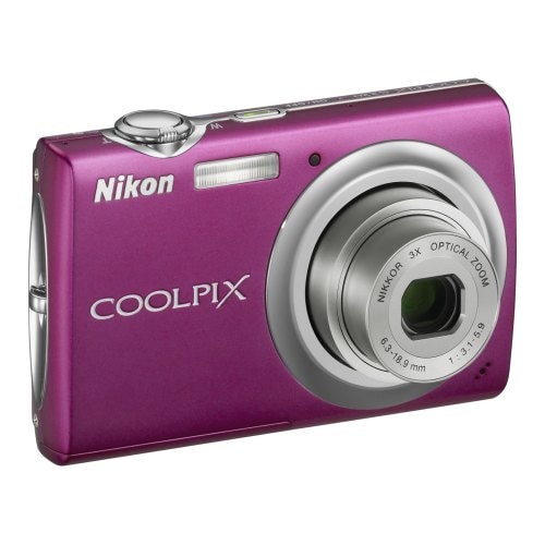 Aparat foto digital Nikon Coolpix S220 magenta - eMAG.ro