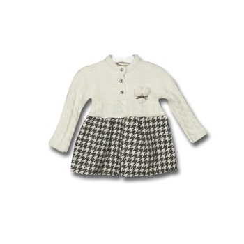 Compleu fetite Baby Girl 1644 Crem Gri Compleu fetite Baby Girl 1644 Crem Gri