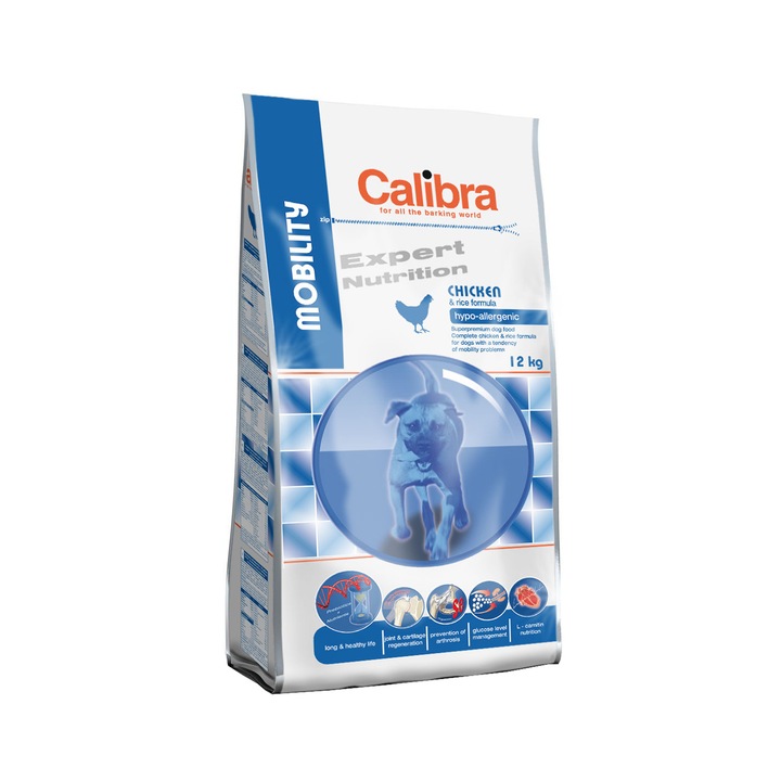 Hrana pentru caini Calibra, Mobility, 12kg