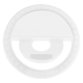 Selfie ring light pentru smartphone, lampa selfie led telefon 36 led 400mAh 5600k Selfie ring light pentru smartphone, lampa selfie led telefon 36 led 400mAh 5600k