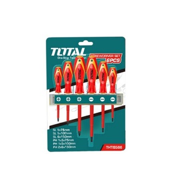 Set 6 surubelnite izolate 1000v Total Industrial Set 6 surubelnite izolate 1000v Total Industrial