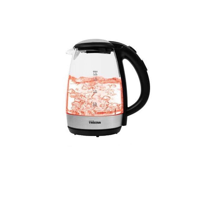Fierbator Tristar WK-3502, 2200W, 1.7 L, Element de incalzire ascuns, Oprire automata, Negru