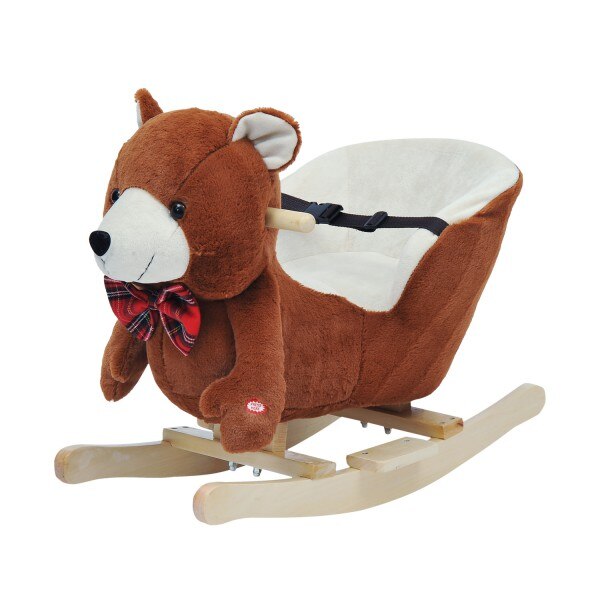 Balansoar pentru copii, Homcom, Maro, 60x26x45cm