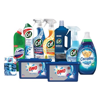 Pachet Promo Curatenia Casei Click&Clean (Omo, Coccolino, Cif, Domestos) Pachet Promo Curatenia Casei Click&Clean (Omo, Coccolino, Cif, Domestos)