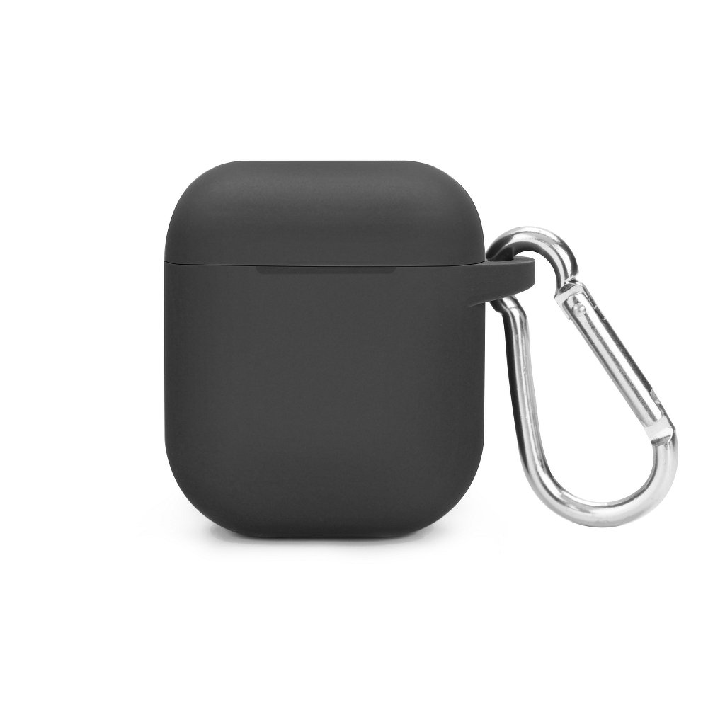 Husa protectoare cu holder pentru AirPods Neagra