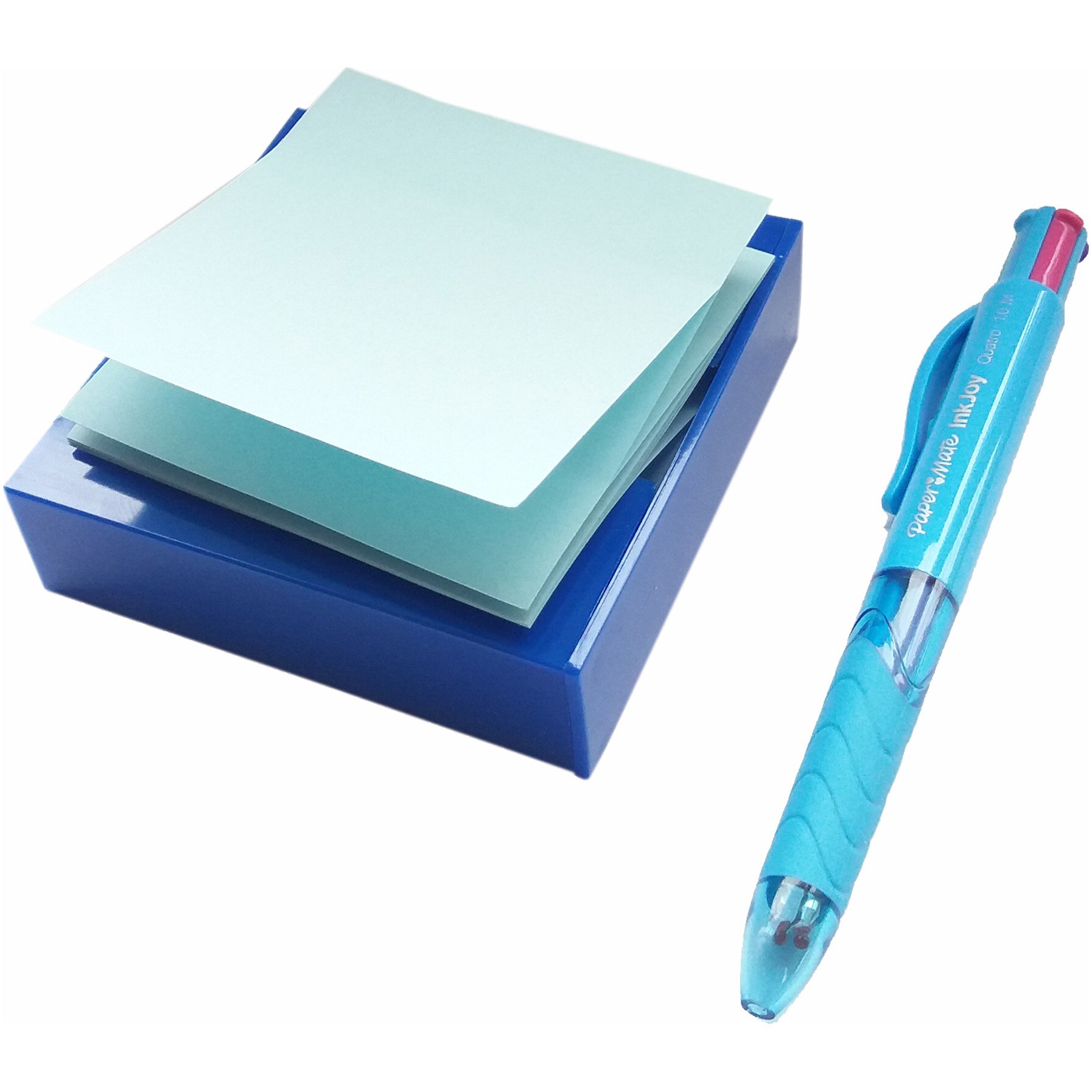 Set pix PaperMate Inkjoy Quattro si dispenser stiky notes in Z