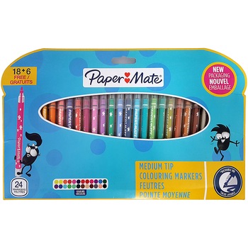 Set 24 carioci Papermate Slim Set 24 carioci Papermate Slim