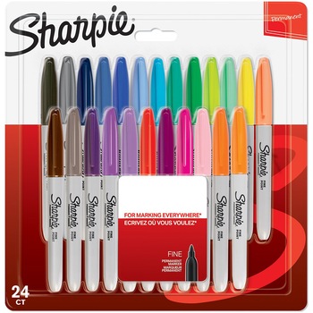 Set 24 markere Sharpie F diverse culori Set 24 markere Sharpie F diverse culori