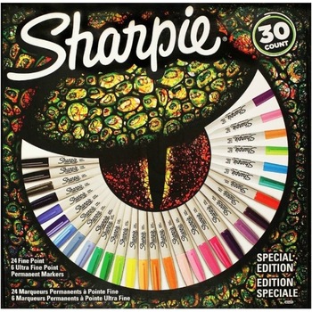 Set 30 markere Sharpie F diverse culori Set 30 markere Sharpie F diverse culori