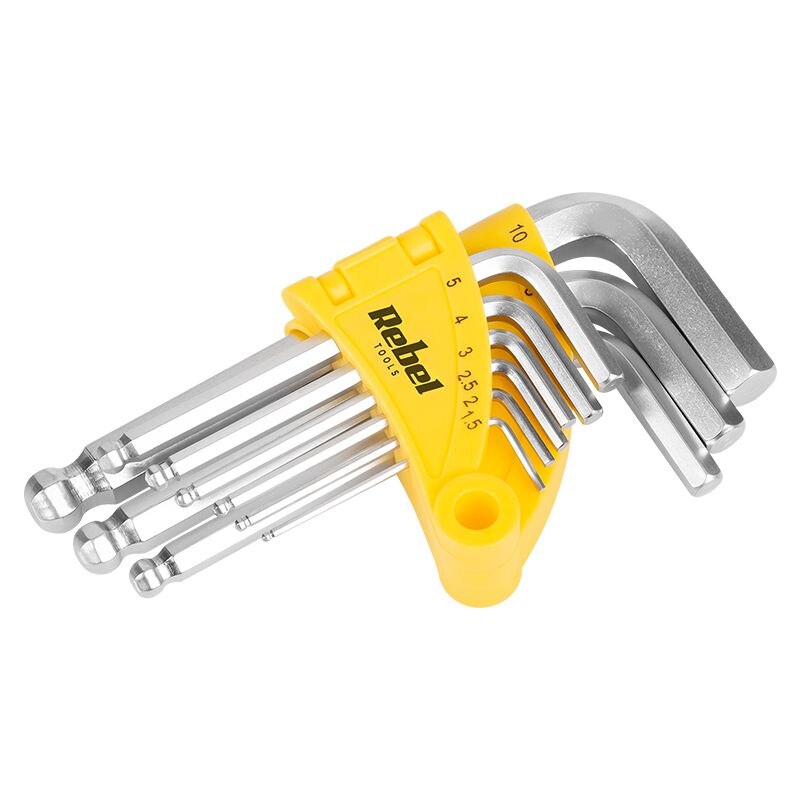 Set 9 chei Imbus otel crom - vanadiu Rebel Tools