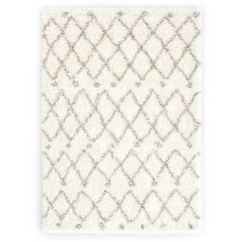 Covor moale, vidaXL, Polipropilena, 120 x 170 cm, Model carouri mici, 50 mm, 2360 g/m², Nisipic/Bej Covor moale, vidaXL, Polipropilena, 120 x 170 cm, Model carouri mici, 50 mm, 2360 g/m², Nisipic/Bej