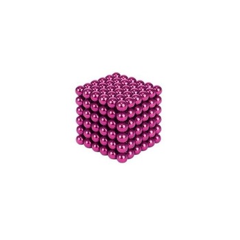 Joc puzzle IsoTrade, anti-stres NeoCube, cu 216 bile magnetice, diametru bile 3mm, roz Joc puzzle IsoTrade, anti-stres NeoCube, cu 216 bile magnetice, diametru bile 3mm, roz