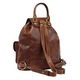 Rucsac casual din piele naturala „superior” N4030A cognac